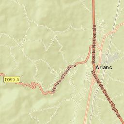 Arlanc Street Map