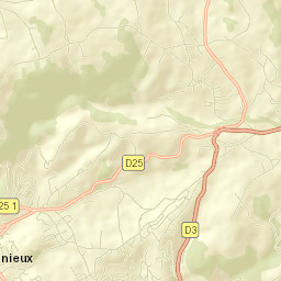 Unieux Street Map