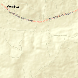 Vernioz Street Map