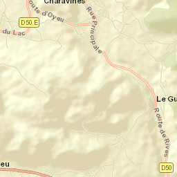 Charavines Street Map