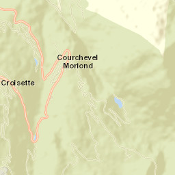 Courchevel Street Map