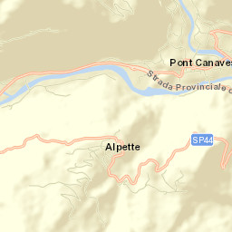 Alpette Street Map