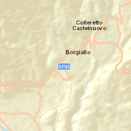 Chiesanuova Street Map