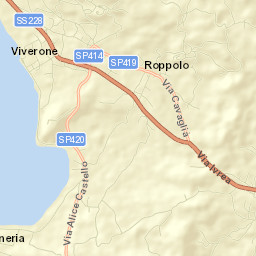 Viverone Street Map