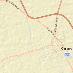 Cerano Street Map