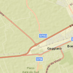 Gaggiano Street Map