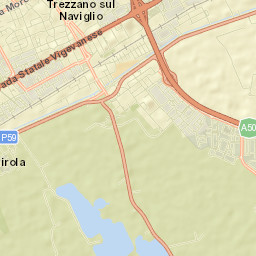 Trezzano sul Naviglio Street Map