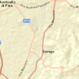 Monticello di Fara Street Map