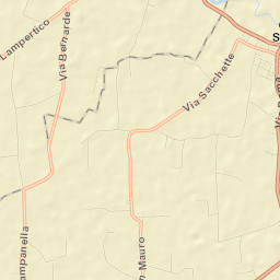 Cervarese Santa Croce Street Map