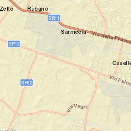 Sarmeola Street Map
