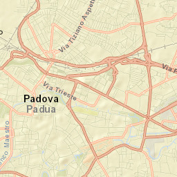 Padova Street Map