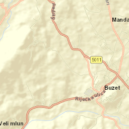 Buzet Street Map