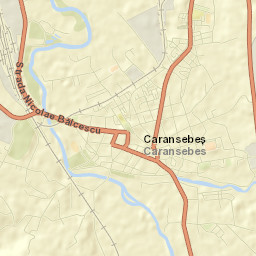 Caransebeş Street Map
