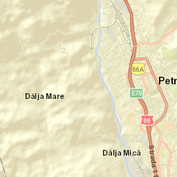 Municipiul Petroşani Street Map