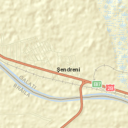 Comuna Şendreni Street Map