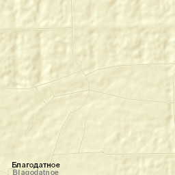 Blagodatnoye Street Map