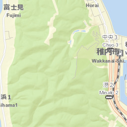 Wakkanai Street Map