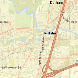 Tualatin Street Map