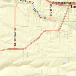 Sandy Street Map
