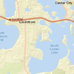 Lindstrom Street Map