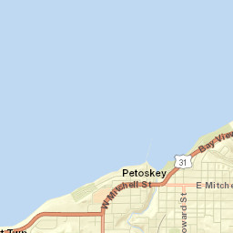 Petoskey Street Map