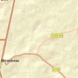 Mirambeau Street Map