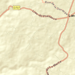 Lanouaille Street Map