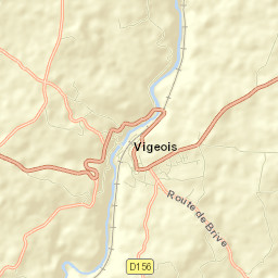 Vigeois Street Map