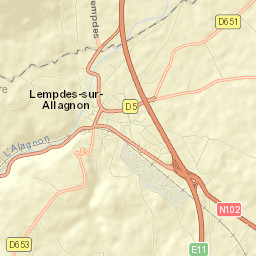 Lempdes-sur-Allagnon Street Map