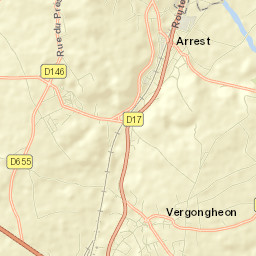 Vergongheon Street Map
