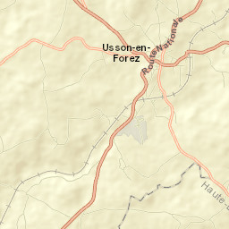 Usson-en-Forez Street Map