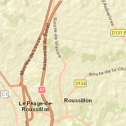 Le Péage-de-Roussillon Street Map