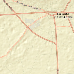 La Côte-Saint-André Street Map