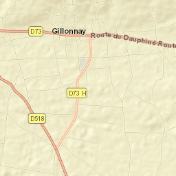 Gillonnay Street Map