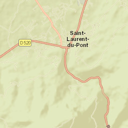 Saint-Laurent-du-Pont Street Map