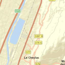 Le Cheylas Street Map