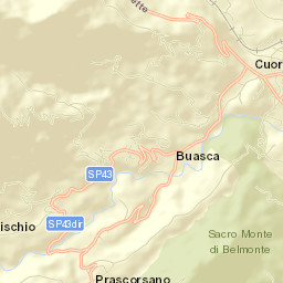 San Colombano Belmonte Street Map