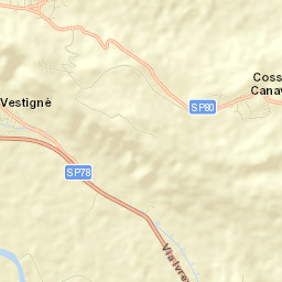Cossano Canavese Street Map