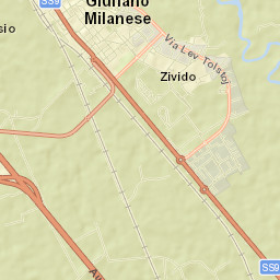 San Giuliano Milanese Street Map