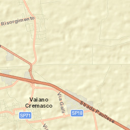 Scannabue-Cascine Capri Street Map