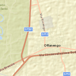 Offanengo Street Map