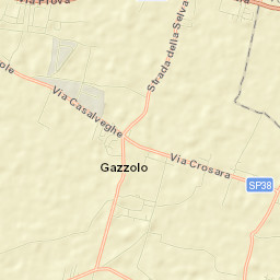 Gazzolo-Volpino Street Map