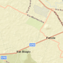 San Biagio Street Map
