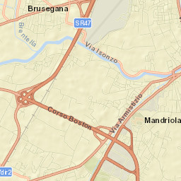 Mandriola-Sant'Agostino Street Map
