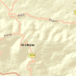 Grožnjan-Grisignana Street Map