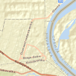 Borovo Street Map