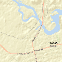 Žabalj Street Map