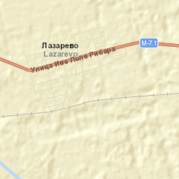 Lazarevo Street Map