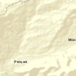 Comuna Perişani Street Map