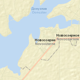 Novoozyornoye Street Map